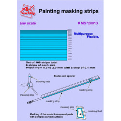 Painting Masks Strips 1/72 DAN-MS720013