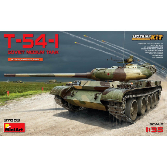 SOVIET MEDIUM TANK T-54-1 (INTERIOR KIT) 1/35 MINIART 37003