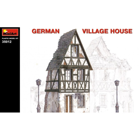 GERMAN VILLAGE HOUSE 1/72 MINIART 35012