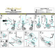 Su-35. Detailing set for landing gears (Kitty Hawk, GWH) 1/48 Metallic Details MD4834