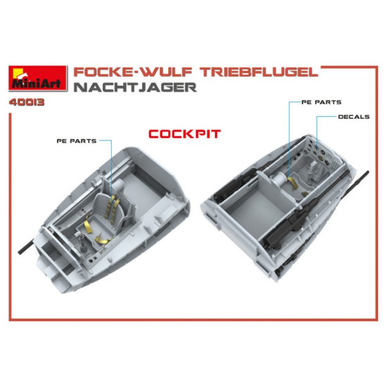 Miniart 40013 - 1/35 FOCKE WULF TRIEBFLUGEL NACHTJAGER Model kit