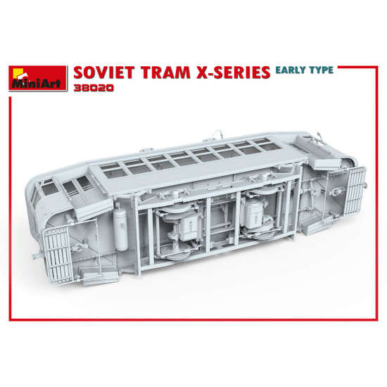 Miniart 38020 - 1/35 Soviet Tram Series-X (Early Type) Scale Model Kit