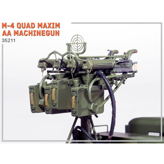 MINIART 35211 - 1/35 M-4 quad Maxim AA machinegun MG