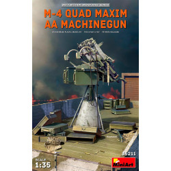 MINIART 35211 - 1/35 M-4 quad Maxim AA machinegun MG