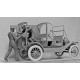 ICM 24019 - 1/24 Gasoline Delivery, Model T 1912 Delivery Car , scale model kit