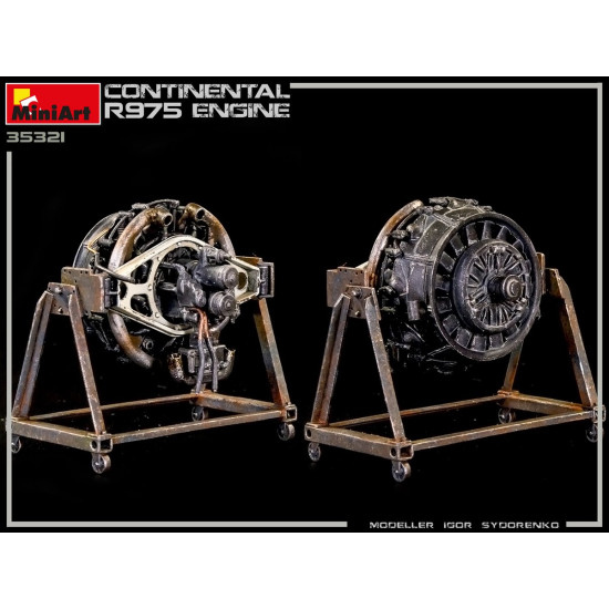 Miniart 35321 - CONTINENTAL R975 ENGINE WWII 1/35 scale
