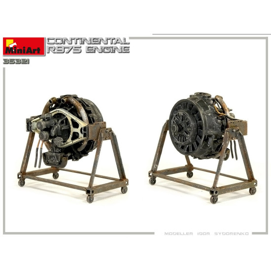 Miniart 35321 - CONTINENTAL R975 ENGINE WWII 1/35 scale
