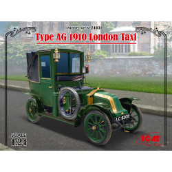 ICM 24031 - 1/24 Type AG 1905-1910 London Taxi scale model kit