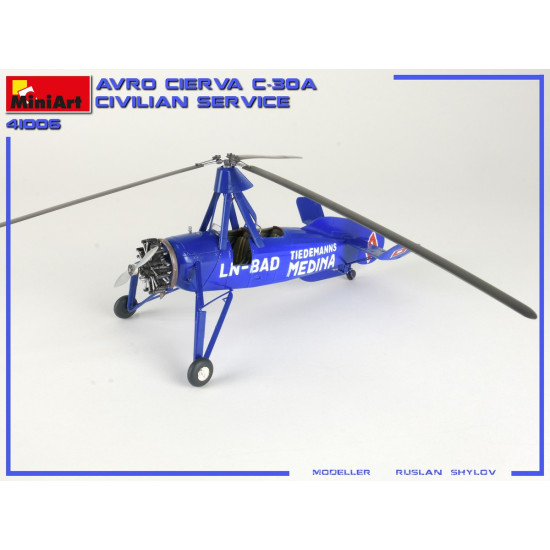 Miniart 41006 - 1/35 AVRO CIERVA C.30A CIVILIAN SERVICE Scale Plastic Models Kit