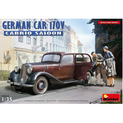Miniart 38016 - 1/35 German Car Type 170V Cabrio Salon Miniatures Plastic Kit