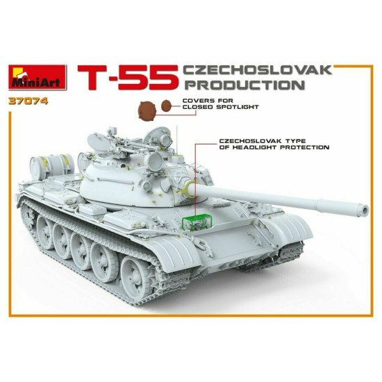 Miniart 37074 - 1/35 Tank T-55 (Czechoslovak Production)