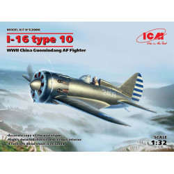 ICM 32006 - 1/32 I-16 type 10, WWII China Guomindang AF Fighter model kit