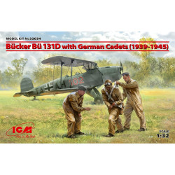 ICM 32034 - 1/32 Bucker Bu 131D with German Cadets (1939-1945) model kit