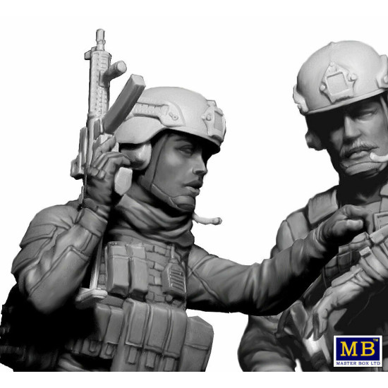 Master Box 24068 1/24 Modern War Series, kit No. 1. Our route has been changed