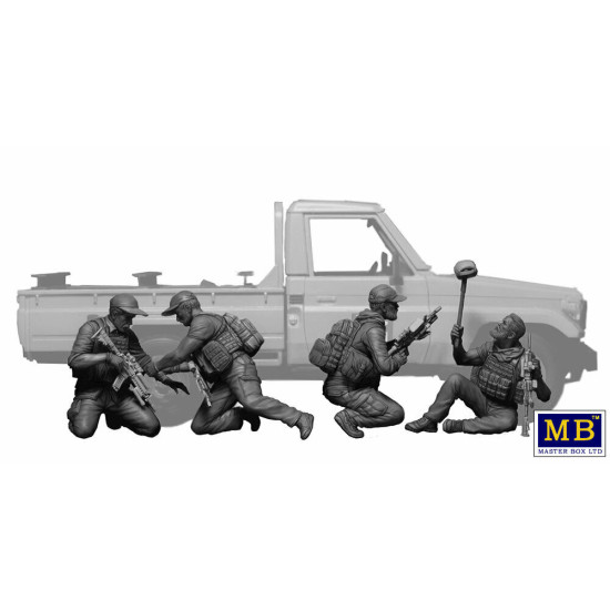 Master Box 35207 - 1/35 Danger Close Special Operations Team Present Day