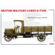 Miniart 39003 - 1/35 British truck of World War I B-Type Plastic model kit
