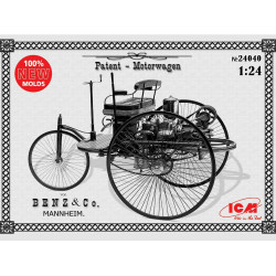 ICM 24040 - 1/24 Benz Patent-Motorwagen 1886 1/24 scale model kit 1885