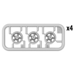 Miniart 35220 -1/35 M3/M4 ROADWHEELS SET. WELDED TYPE AND PRESSED TYPE