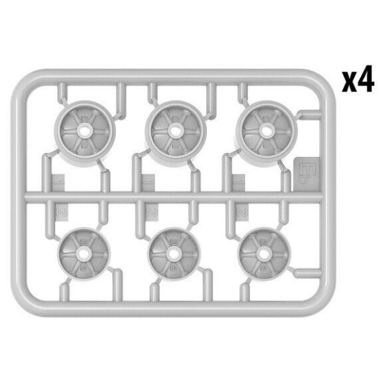 Miniart 35220 -1/35 M3/M4 ROADWHEELS SET. WELDED TYPE AND PRESSED TYPE