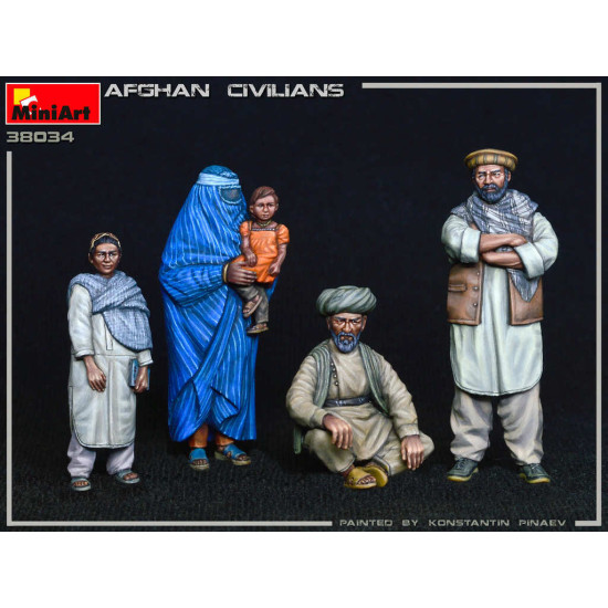 Miniart 38034 - 1/35 Afghan Civilians 5 figures