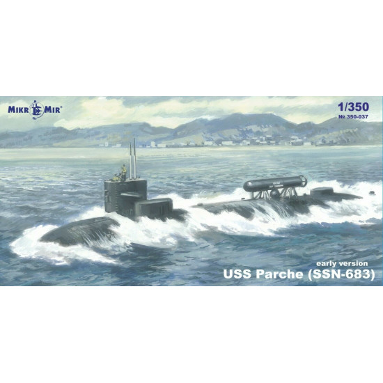 MIKRO-MIR 350-037 - 1/350 SSN-683 Parche (early version) model kit