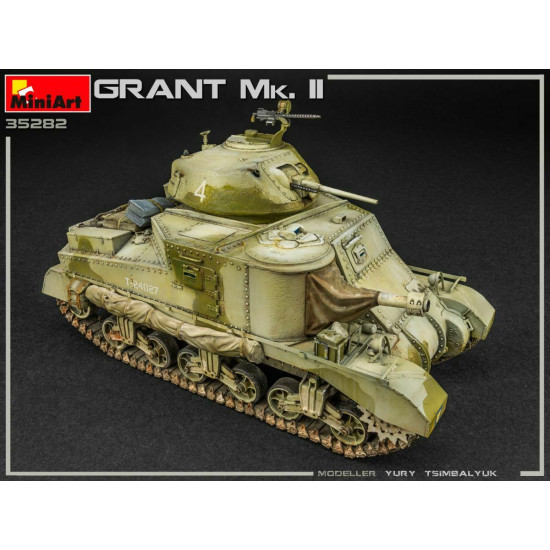 Miniart 35282 - 1/35 American medium tank GRANT Mk. II Plastic Model Kit