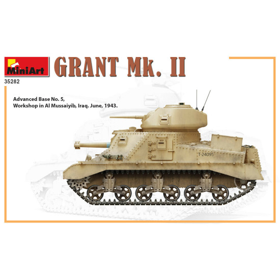 Miniart 35282 - 1/35 American medium tank GRANT Mk. II Plastic Model Kit