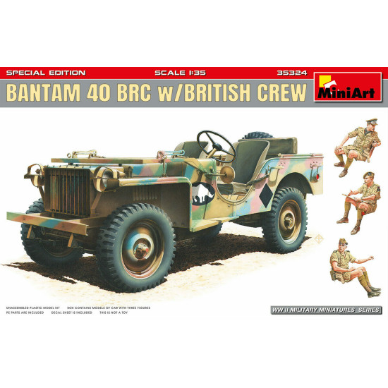 Miniart 35324 - 1/35 BANTAM 40 BRC w/BRITISH CREW. SPECIAL EDITION