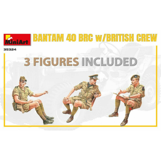 Miniart 35324 - 1/35 BANTAM 40 BRC w/BRITISH CREW. SPECIAL EDITION