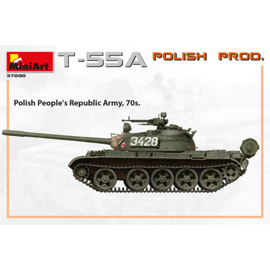 Miniart 37090 - 1/35 WW II T-55A Polish Production Scale Kit