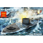 Mikro Mir 144-028 - 1/144 Civil War ironclad USS Monitor Scale plastic model kit