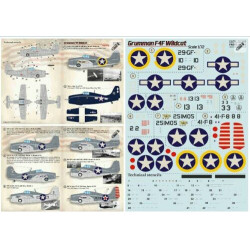 Print Scale 72-384 - 1/72 Gruman F4F Wildcat (wet decal for aircraft)