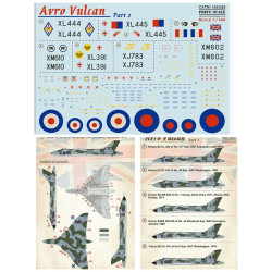 Print Scale 144-024 - 1/144 scale - Avro Vulcan Part 2 Decal for aircraft