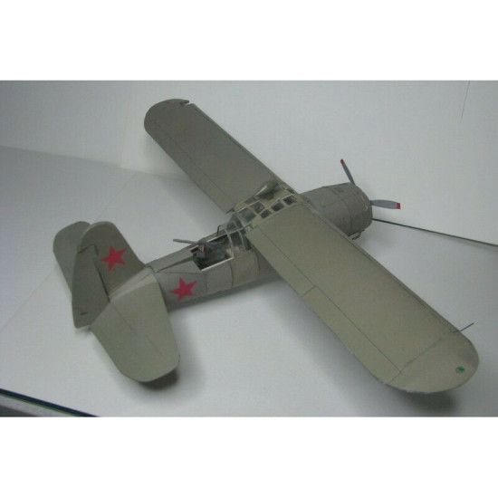 Paper Model Kit Scout Curtiss O-52 Owl 1/33 Orel 279 Military Aviation (Lend-Lease Aircraft)