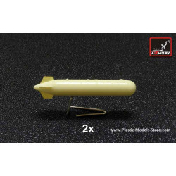PTB-450 helicopter external fuel tank (450 litres) RESIN 1/72 Armory ACA7206