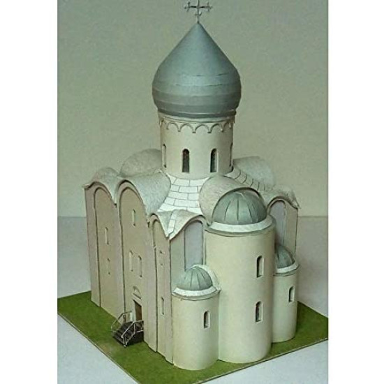 Paper Model Kit Church of the Savior on Nereditsa 1/50 Orel 283 Architecture Novgorod Republic, 1198