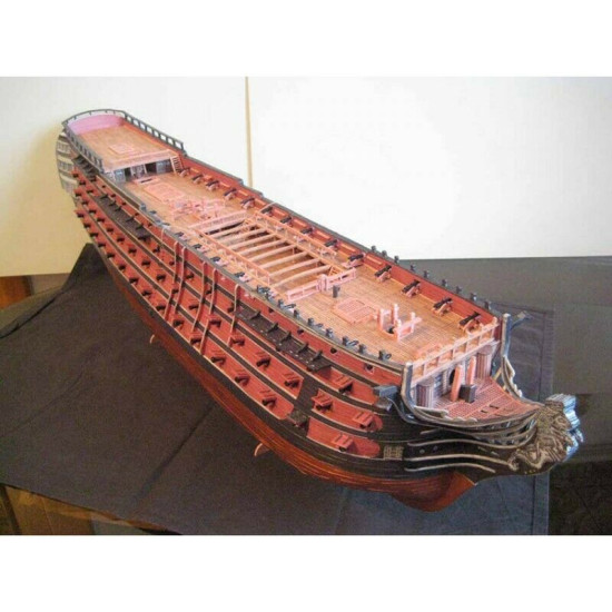 Paper Model Kit Battleship rank Santisima Trinidad 1/100 Orel 286 Navy, Spain, 1795