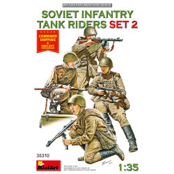 MINIART 35310 - 1/35 - SOVIET INFANTRY TANK RIDERS SET 2 (4 figures)