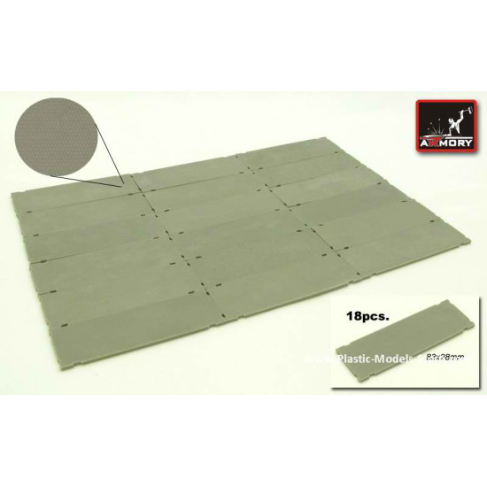 PAG-14 riveted concrete plate for soviet airfields RESIN 1/72 Armory ACA7213a