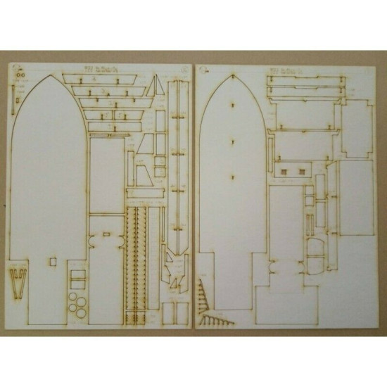 Laser Cutting for Orel 263/2 Armadillo Indianola 1/200 Navy, USA, 1862