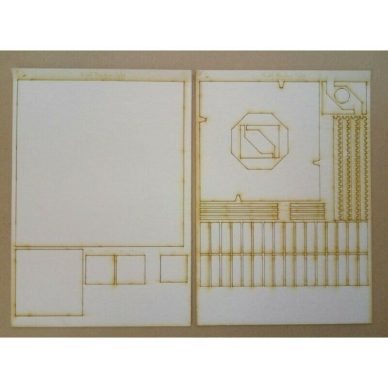 Laser Cutting for Orel 264/2 North Manitou Lighthouse 1/150 Architecture USA, 1935 Laser Cutting for Orel 264/2 North Manitou Lighthouse 1/150 Architecture USA, 1935