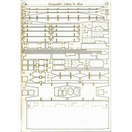 Laser Cutting for Orel 294/2 Margarets Justice Ferry 1/200 Civil Fleet, Canada 2017