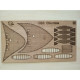 Wooden veneer decks for Orel 285/3 Armadillo Choctaw 1/200 Navy USA 1863