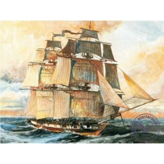 Set of fabric sails for Orel 271/4 Brig Pantaloon 1/200 Navy, United Kingdom, 1831