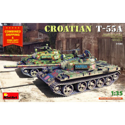 Miniart 37088 - 1/35 - CROATIAN T-55A - Soviet tank Military Miniatures 117 mm