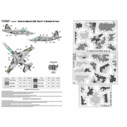 Digital Masks for Su-25UB Blue 67, Ukranian Air Forces, digital camouflage (Use + Foxbot Decal) 1/32 Scale Foxbot FM 32-011