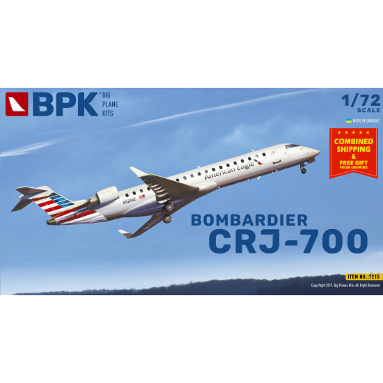 BPK 7215 - 1/72 - Bombardier CRJ-700 airplane Scale model kit