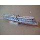 Paper Model Kit Steamboat Krasnoyarsk 1/200 Orel 302 Civil Fleet, USSR, 1959