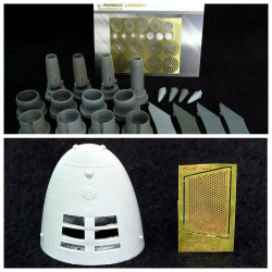 Bundle Metallic Details 1/144 MDR14410+MDR14411 for C-5B Galaxy Engines+Tail