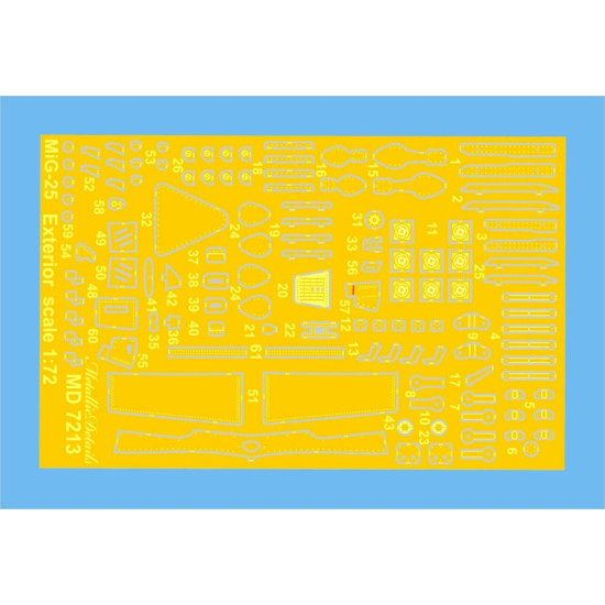 Bundle Metallic Details 1/72 MD7211+MD7212+MD7213+MD7214+MD7215 Detailing Set